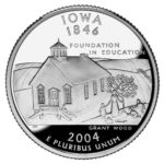 Iowa_quarter,_reverse_side,_2004